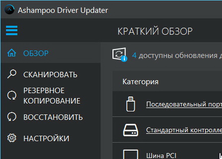 Ashampoo Driver Updater 1.6.2 + код (активация)