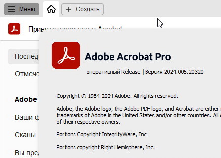 Adobe Acrobat Pro DC 2024.005.20320 - (крякнутый)