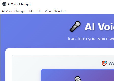 AI Voice Changer 5.5.2 + кряк