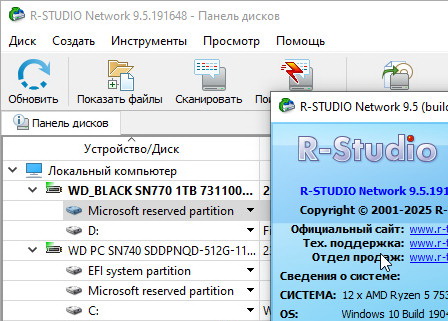 R-Studio 9.5.191648 NE с вшитым ключом активации