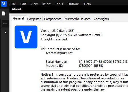 MAGIX VEGAS Pro 23.0.356 - крякнутый (x64)
